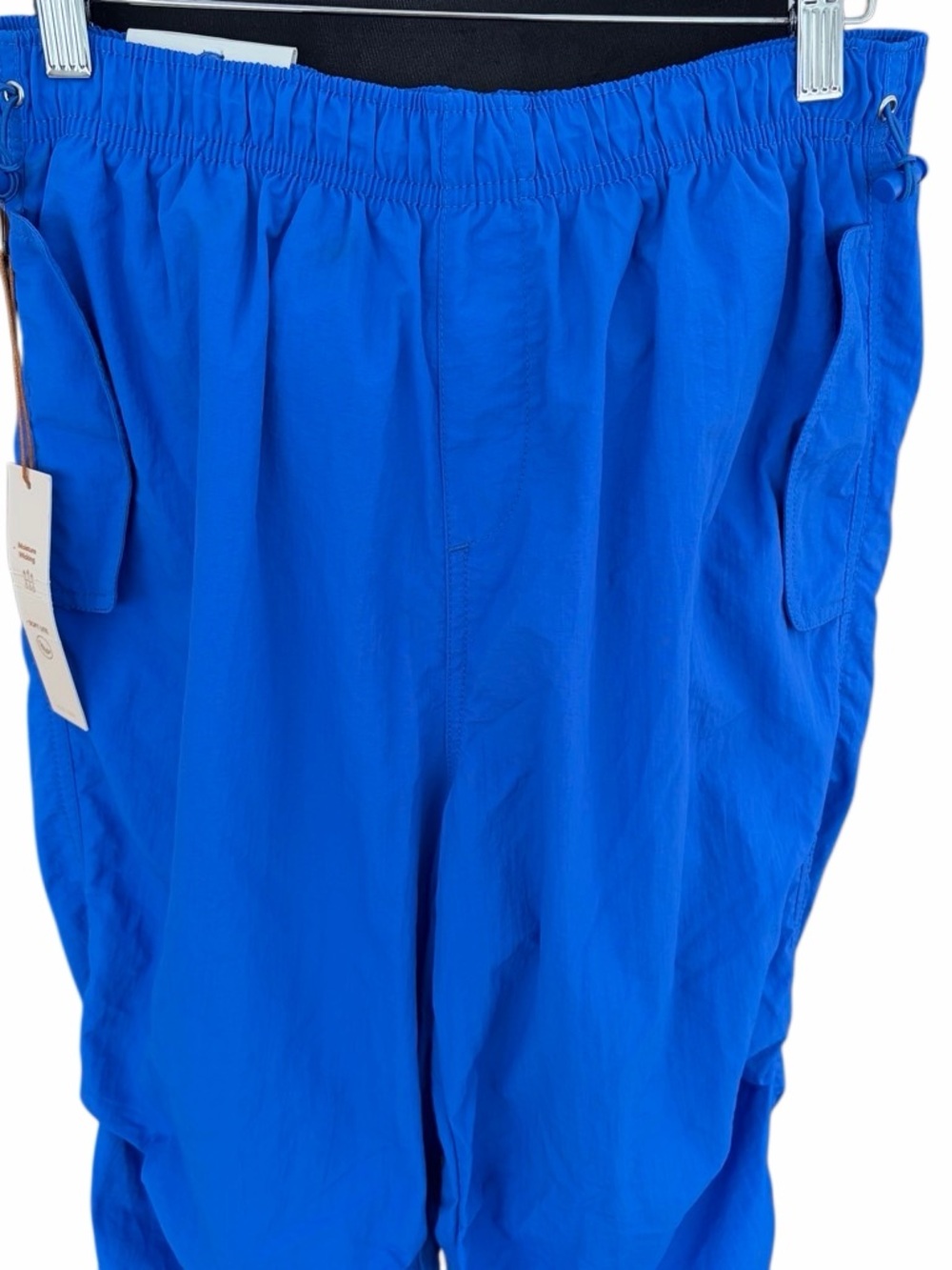 NWT Love Tree Royal Blue Elastic-Waist Parachute Pants  size L - Picture 3 of 9